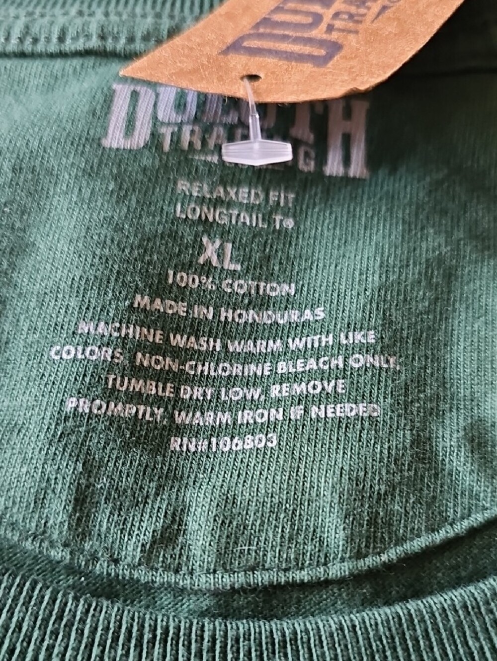 Duluth Trading Co Short Sleeve Crewneck T‑Shirt in Dark Green - Picture 3 of 5